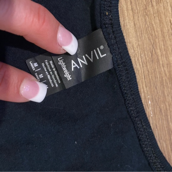 Anvil Navy Graphic Tank Top - Picture 2 of 11